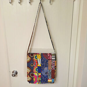 Authentic African Kente Bag, Handwoven From Ghana